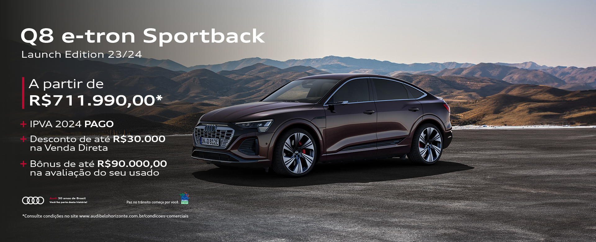 Varejo - Setembro - Audi Q8 e-tron Sportback